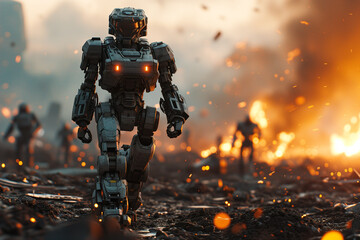 Rise of the Machines: Battlefield Dawn - obrazy, fototapety, plakaty