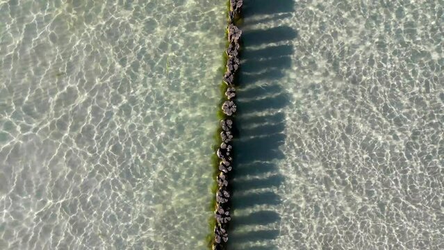 Buhne in Zingst, Darss, Deutschland