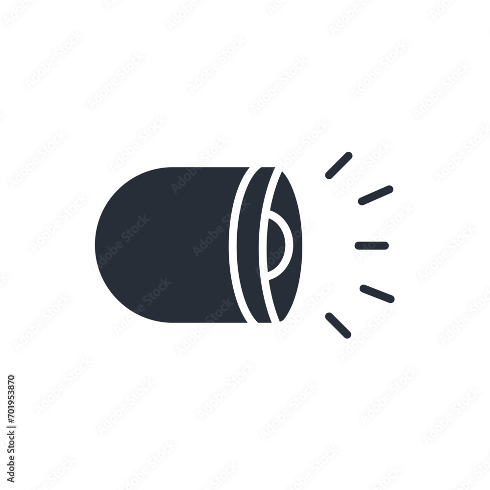 Poster light icon. vector.editable stroke.linear style sign for use web design,logo.symbol illustration.
