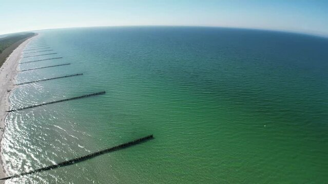 Buhne in Zingst, Darss, Deutschland