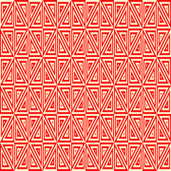 Seamless pattern. Triangles ornament. Geometrical backdrop. Triangular shapes wallpaper. Geometric figures background. Ethnic motif. Digital paper. Textile print. Web design. Vector abstract.