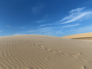 sand dunes and sky
