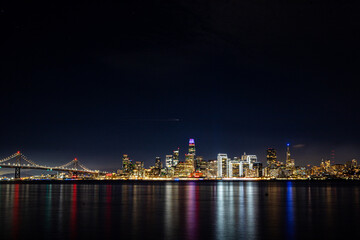Fototapeta na wymiar Night view in San Francisco