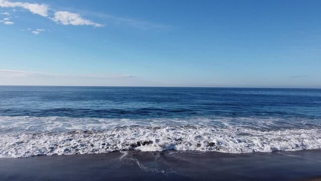 waves on the beach