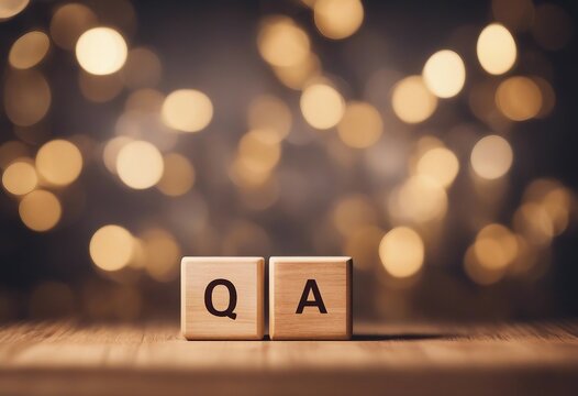 Questions Mark Word In Wooden Cube Block On Table Background FAQ Answer Q&A