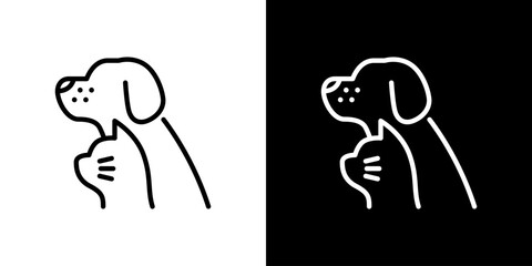 犬と猫のペットアイコン © WAWAWA