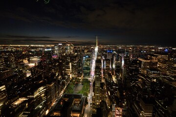 night city view