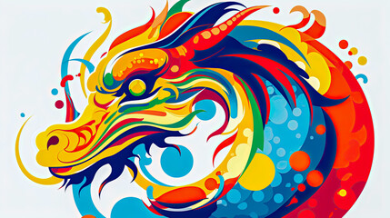 2024 Year of the dragon birthday chinese new year