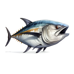 Fototapeta premium fish isolated on white background