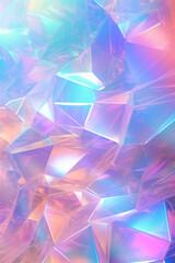 Abstract holographic background with triangles