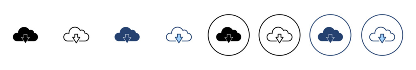 Cloud icon vector. cloud sign and symbol
