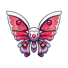 Colorfull illustration vector of  butterfly