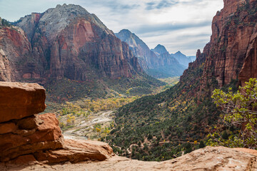 Angel's Landing Trail and Virgin River View at Zion
