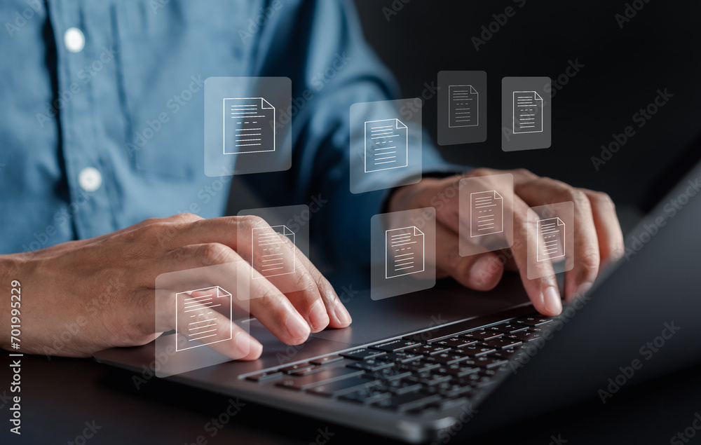Leinwandbilder Quality Certificate and Checklist document analyst target marketing planning assignment with quality management. Standardization, certification. Compliance to regulations service and standards.
