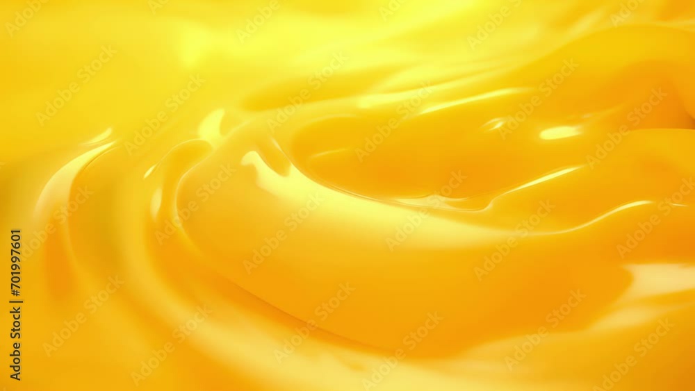 Poster a dreamlike macro view of wisps of steam lifting gently off the surface of a pool of hollandaise sau