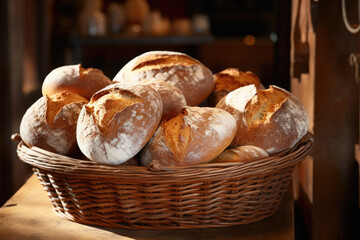 traditional bread bakery background