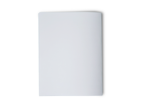 Folded paper mock up, blank empty copy space white paper