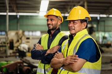 engineer team for maintenance in industry factory