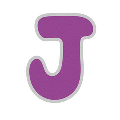 Alphabet letter J