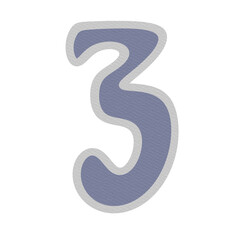 Fototapeta premium Number three