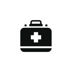 Medical kit icon isolated on transparent background