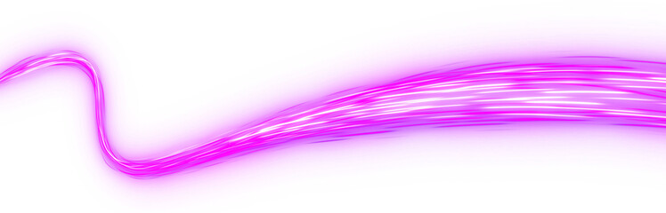 Waves of purple light trace lines