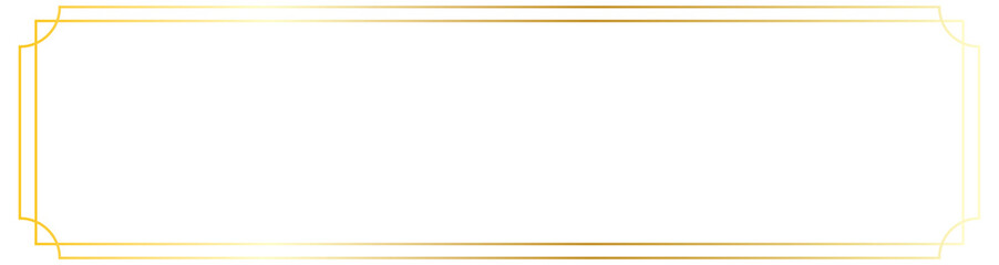 Obraz premium vintage gold border frame