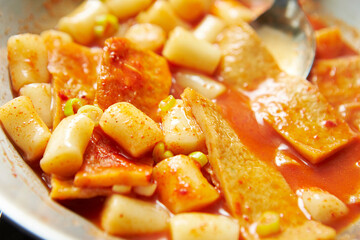 Spicy Stir fried Rice Cake