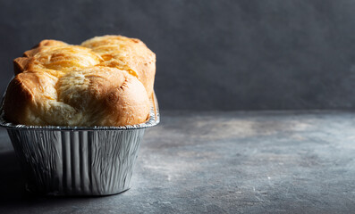 Bread baked in the oven