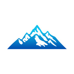 Mountain Vector Logo Design Template