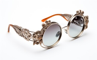 Vintage Vista Eyewear for ladies, Ladies eye glasses frame isolated on white background.