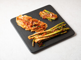 Kimchi, Korean spicy pickles dish	