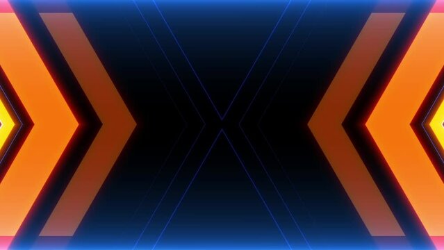 upbeat blinking two colours neon laser animation