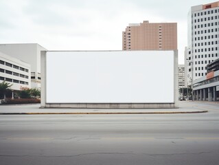Obraz premium Outdoor Billboard Advertising Mockup - AI Generated