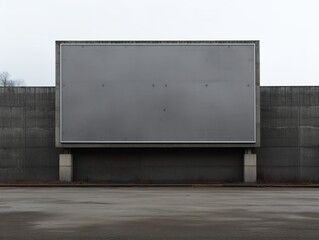 Obraz premium Outdoor Billboard Advertising Mockup - AI Generated