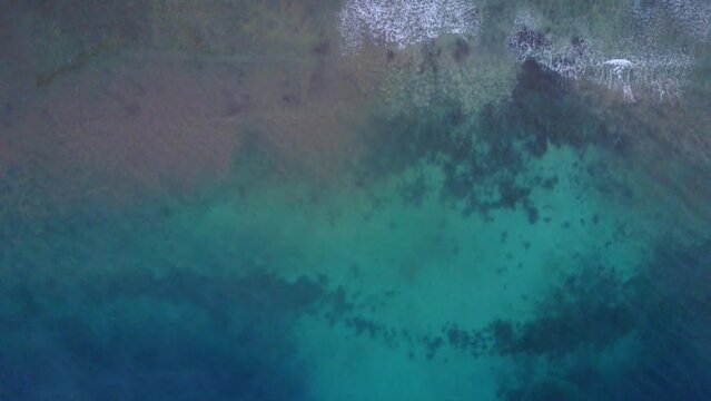 Aerial View of Kujuwulu Beach near Maumere in East Nusa Tenggara, Indonesia.