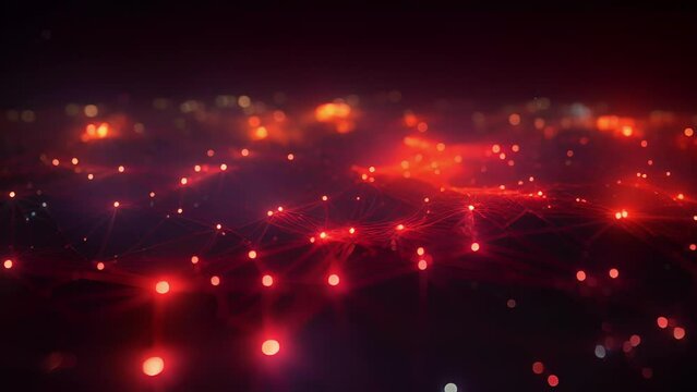 Moving networks An animated visualization of a selforganizing map, where the connections and s of data points are constantly shifting and reorganizing, showcasing the dynamic learning process