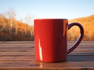 Stylish Ceramic Mug Mockup for Branding - AI Generated