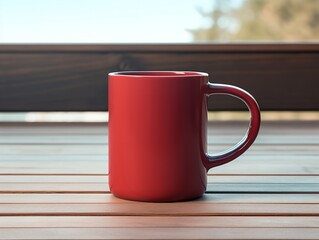 Stylish Ceramic Mug Mockup for Branding - AI Generated