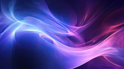 Futuristic purple blue vibrant streams of light wallpaper background banner