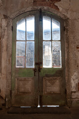 Fototapeta na wymiar Door at Eastern State Penitentiary, Prison in Philadelphia, Pennsylvania