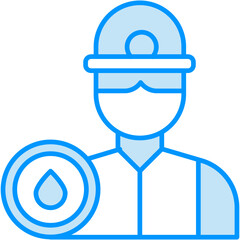 oil worker vector design icon.svg