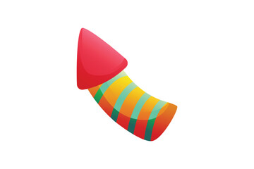 Firecrackers Happy New Year Sticker