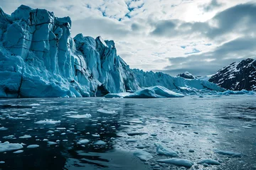 Zelfklevend Fotobehang melting glaciers and climate change © Marina Shvedak
