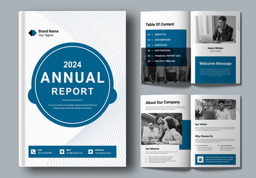 Annual Report Design Layout
