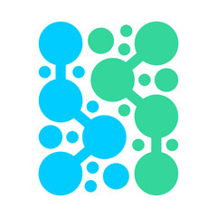 Molecule Vector Logo Design Template