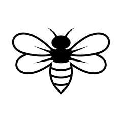 Bee Vector Logo Design Template