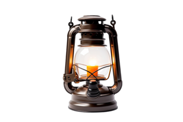 decoration wind lamp portable led and Camping Lantern On Transparent Background