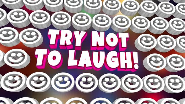 Try Not to Laugh Challenge Dare Funny Smiley Faces Game 3d Animation