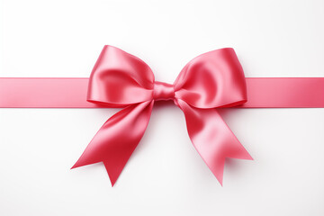 ピンクのリボン、背景素材、グラフィック素材